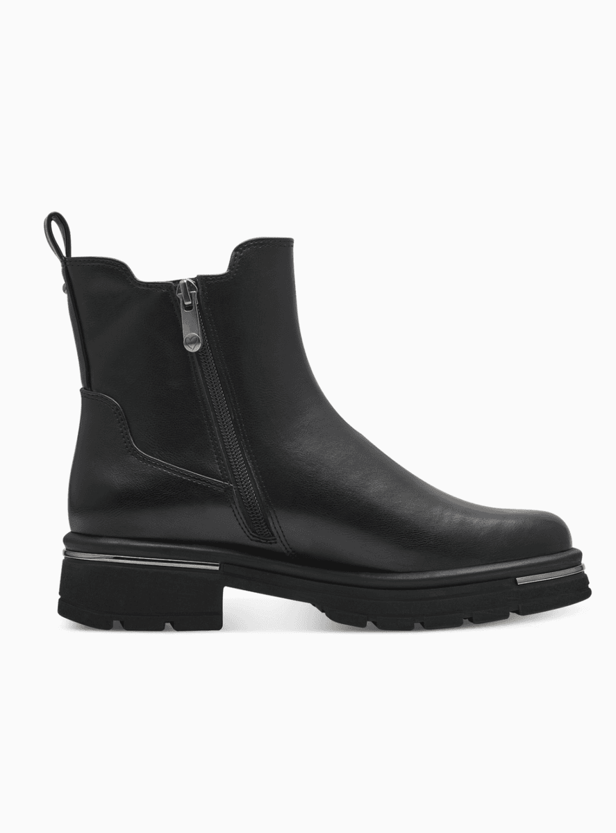 BOOTS M/METALL DETALJ - BLACK