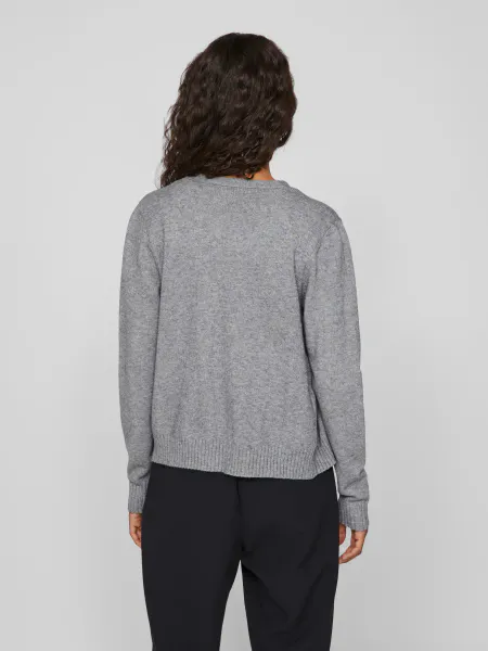 Hovedbilde VIRIL SHORT CARDIGAN - GRÅ MELERT