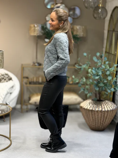 Hovedbilde AERY STRIKKE CARDIGAN - KOKSGRÅ