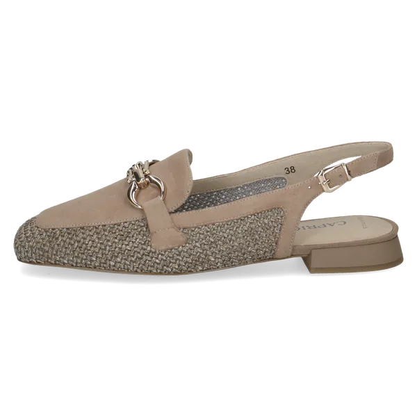 Hovedbilde MOKASIN M/SLINGBACK & SPENNE - CAMEL