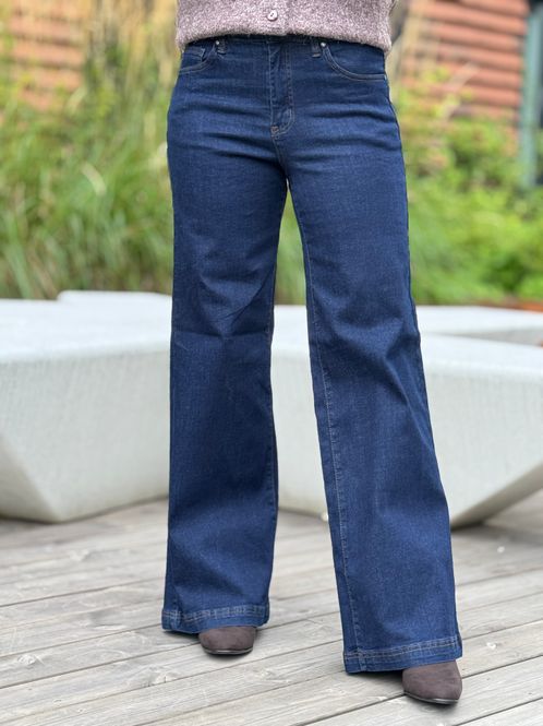 Hovedbilde VEGA FLARE JEANS 78 CM - MØRK JEANS