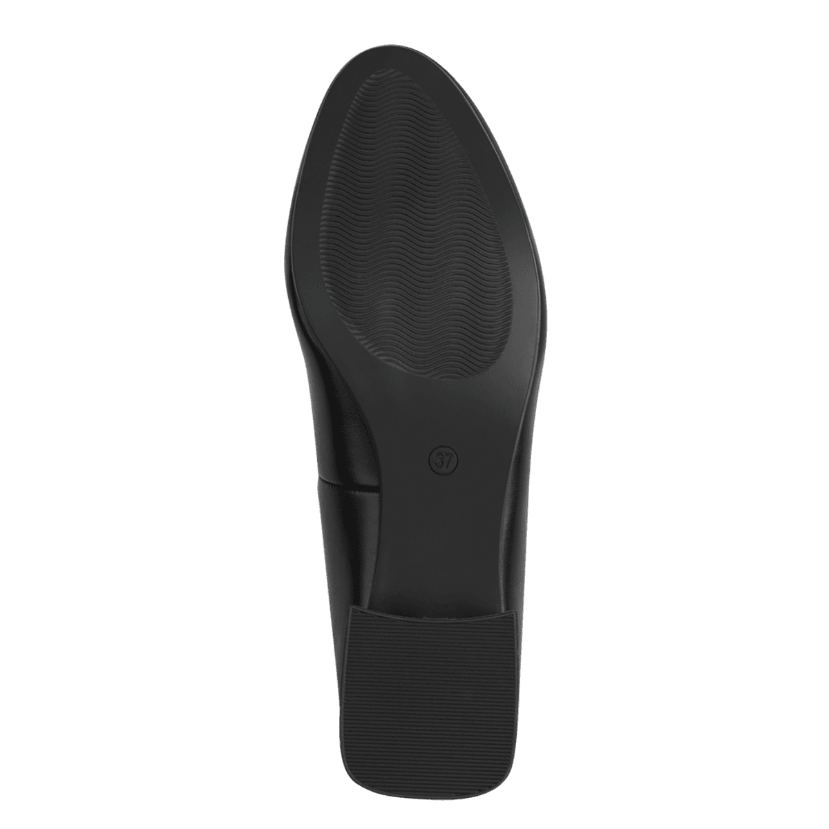 BALLERINA M/LAV HÆL - SORT