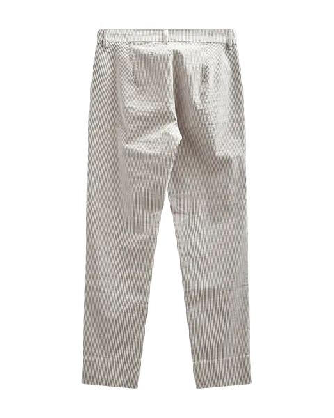 Hovedbilde REX CHINOS ANKEL BUKSE - TAUPE STRIPER
