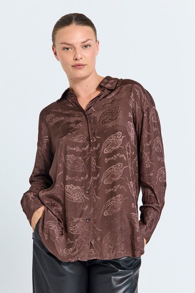 Hovedbilde LUXA SKJORTE - BRUN