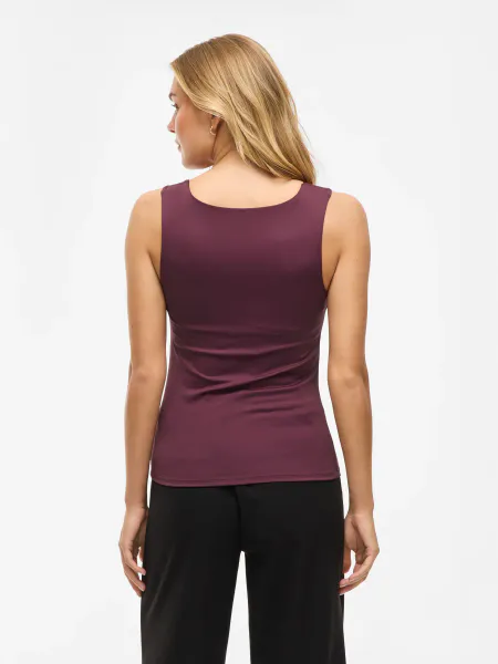 Hovedbilde KENZA TOPP U-NECK  - PLOMME