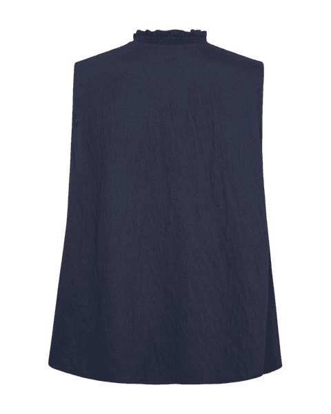 Hovedbilde ALLY ERMLØS BLUSE - NAVY