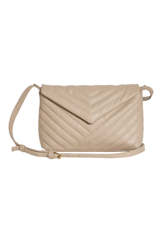 BOXY SKINN VESKE - SAND