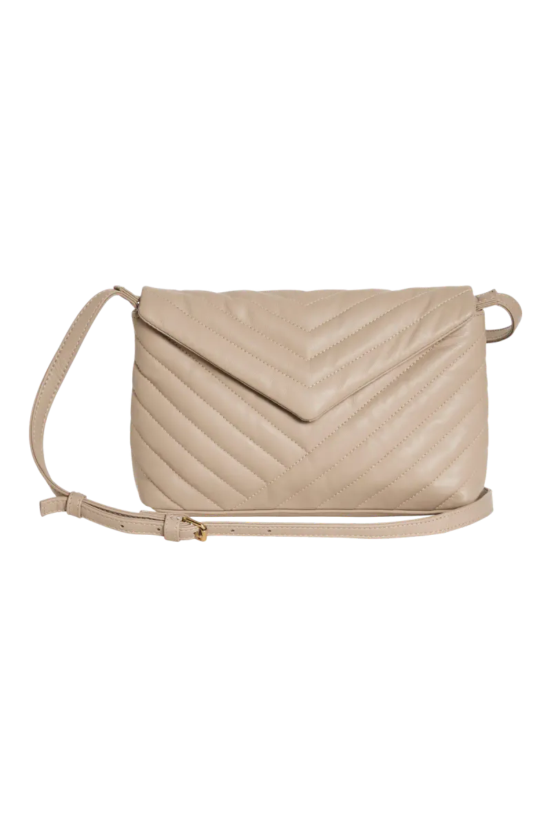 BOXY SKINN VESKE - SAND