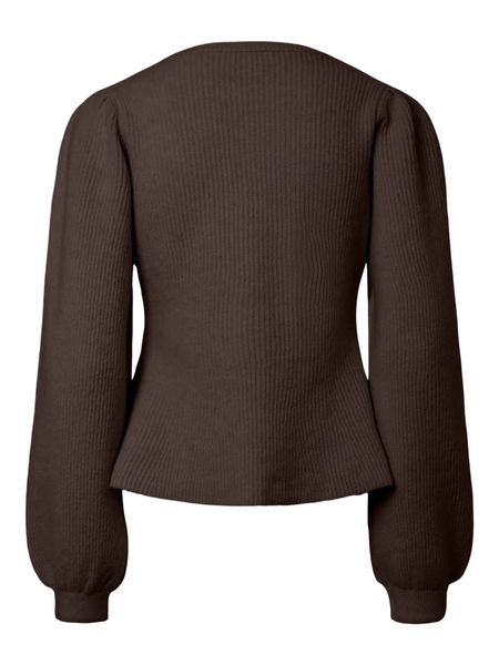 Hovedbilde SILLY CARDIGAN M/ PUFF & LANG ERM - BRUN