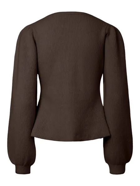 Hovedbilde SILLY CARDIGAN M/ PUFF & LANG ERM - BRUN