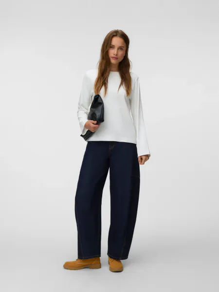 Hovedbilde NAIMA TOPP M/LANG ERM - OFFWHITE