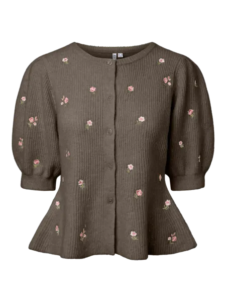 Hovedbilde SILLY CARDIGAN M/ BLOMSTER - MULVARP/ROSA