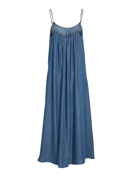 Hovedbilde TEVIRA TENCEL KJOLE - MEDIUM BLÅ