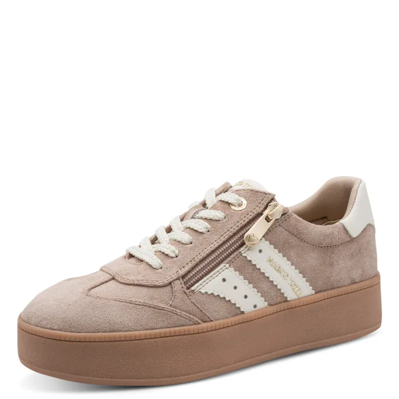 SNEAKERS COMBI - TAUPE