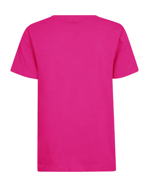 Hovedbilde VIVA T-SHIRT RUND HALS - CERISE