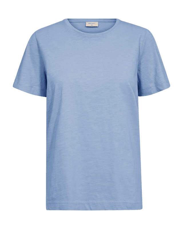 VIVA T-SHIRT RUND HALS - LYSBLÅ