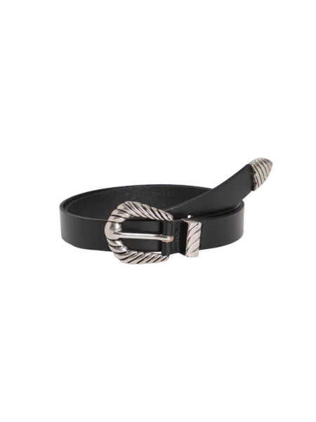 Hovedbilde CRAYA BELTE M/SØLV SPENNE - SORT