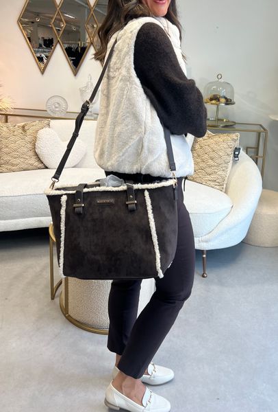 Hovedbilde VESKE SEMSKET LOOK M/DETALJER - BRUN