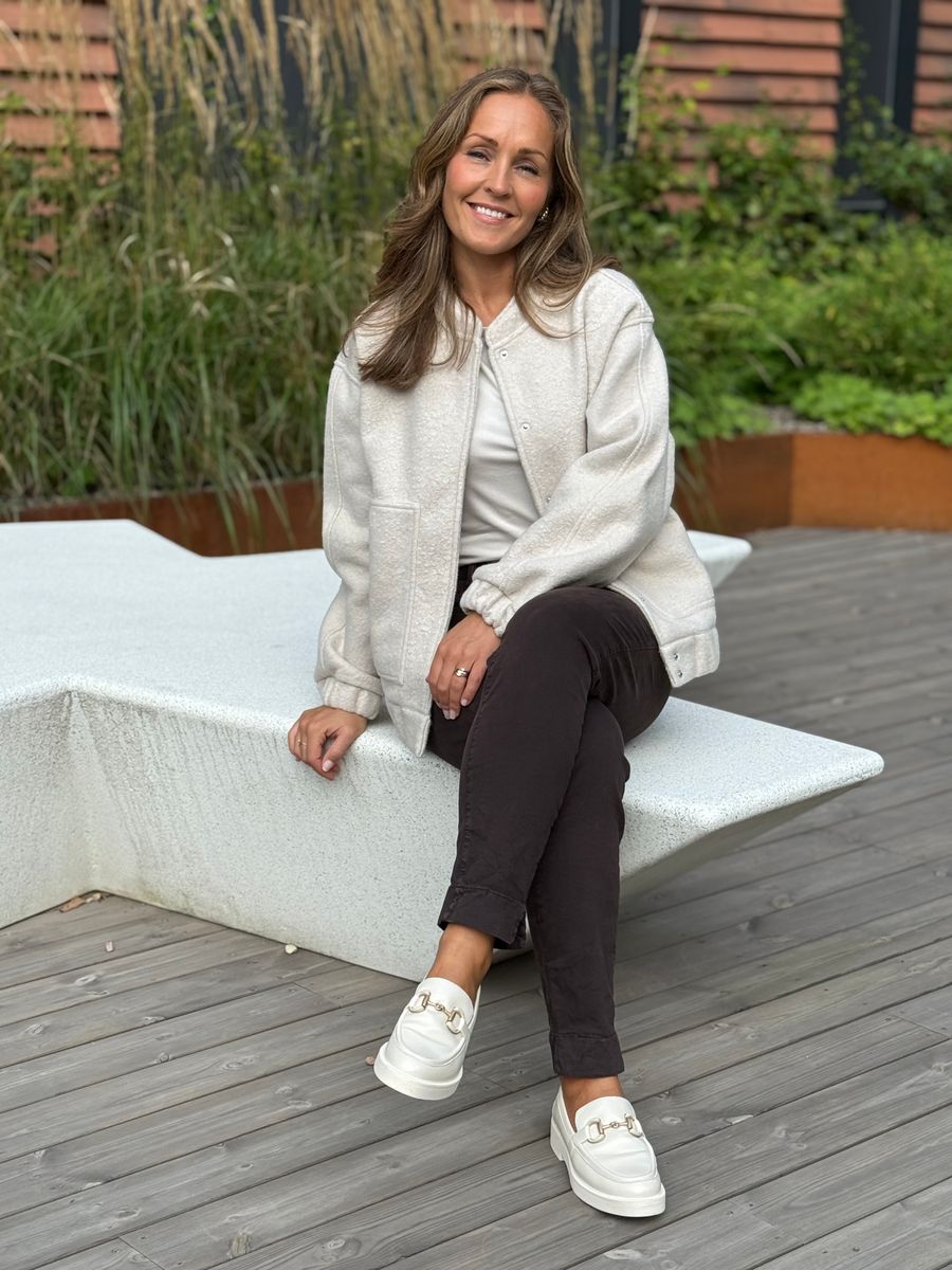 LOAFERS M/LENKE  - CREAM/GULL