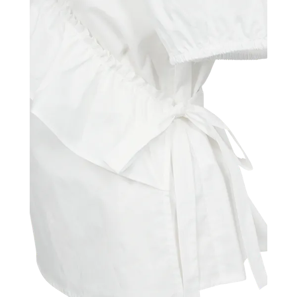 Hovedbilde MALAY BLUSE M/VOLANGER - HVIT