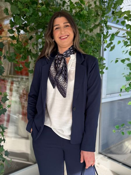 Hovedbilde NANNI RETT KORT BLAZER - NAVY