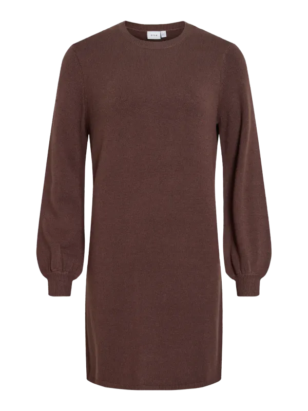 VIRIL KNIT KJOLE - BRUN