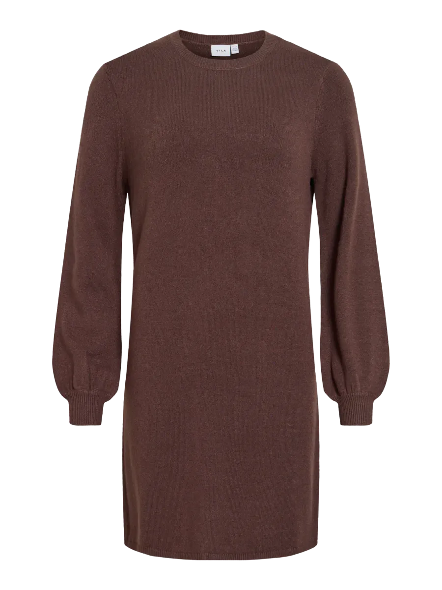 VIRIL KNIT KJOLE - BRUN