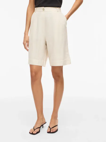 Hovedbilde PRISILLA RETT SHORTS - NATURAL