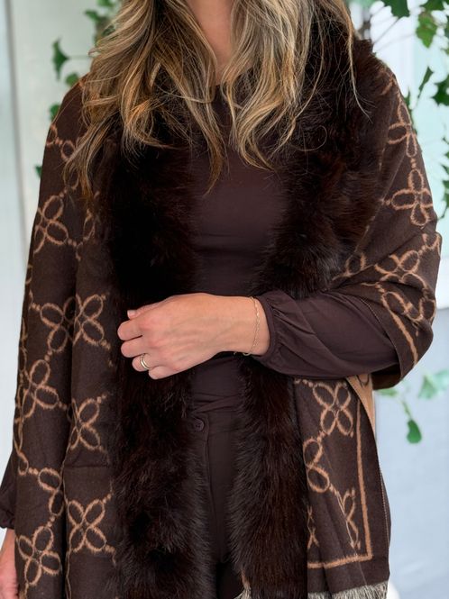 Hovedbilde SKJERF ULLMIX M / FAKE FUR - BRUN