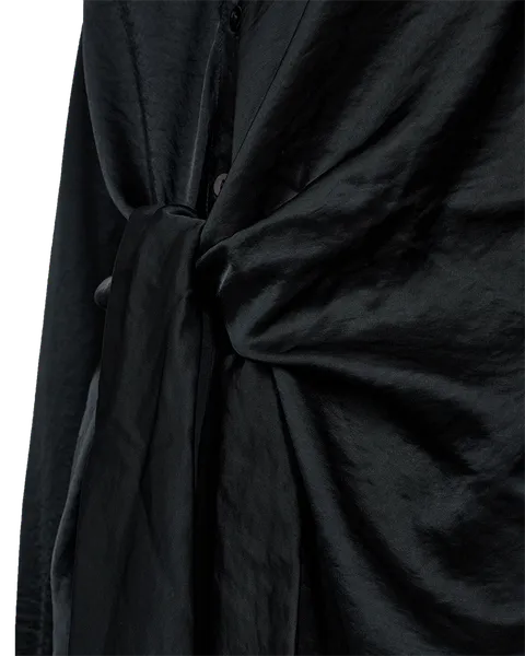 Hovedbilde DOVE SATENG BLUSE - SORT