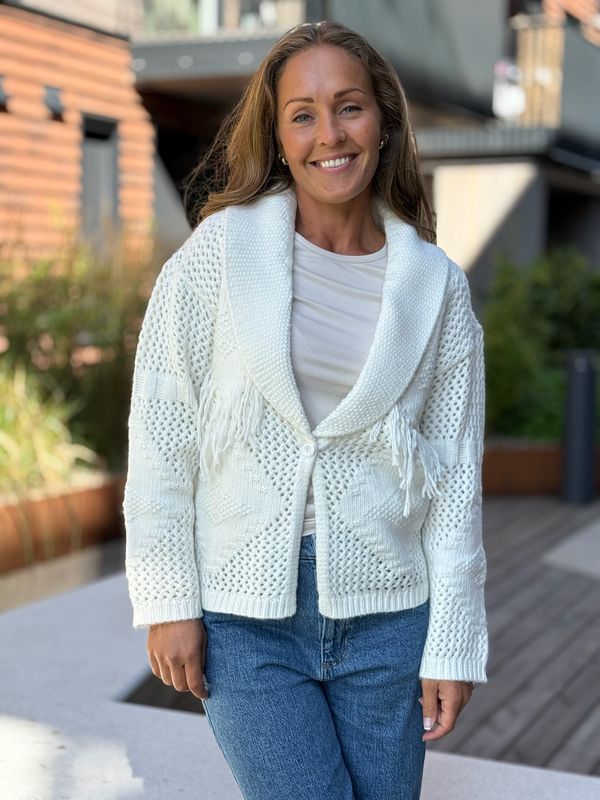 DERBY CARDIGAN - OFFWHITE