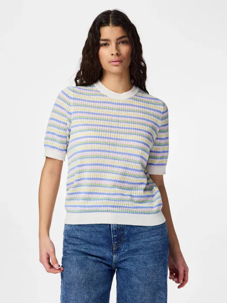 Hovedbilde DIANA GENSER M/STRIPER - CREAM/PASTEL