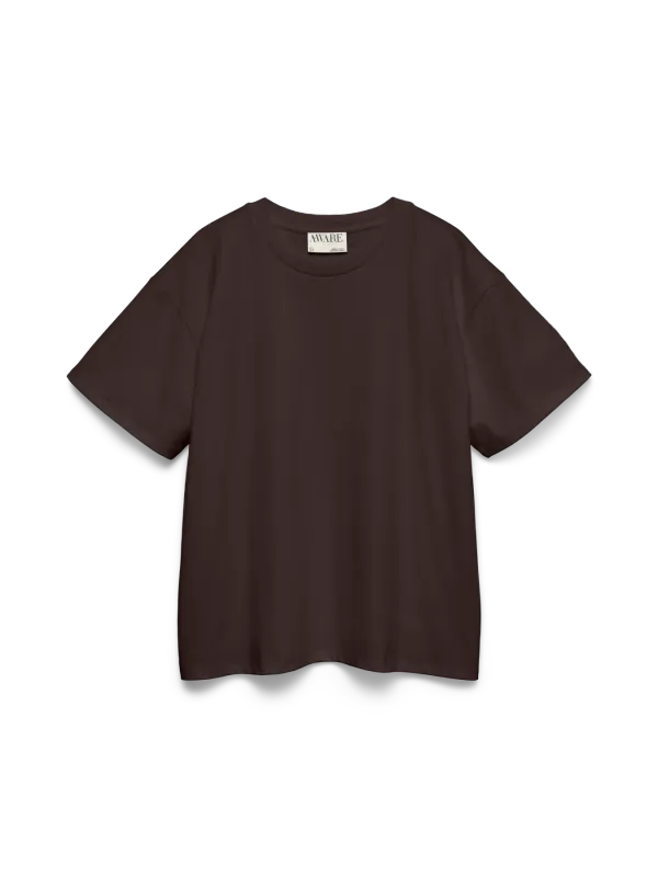 DALLAS OVERSIZED T-SHIRT - BRUN