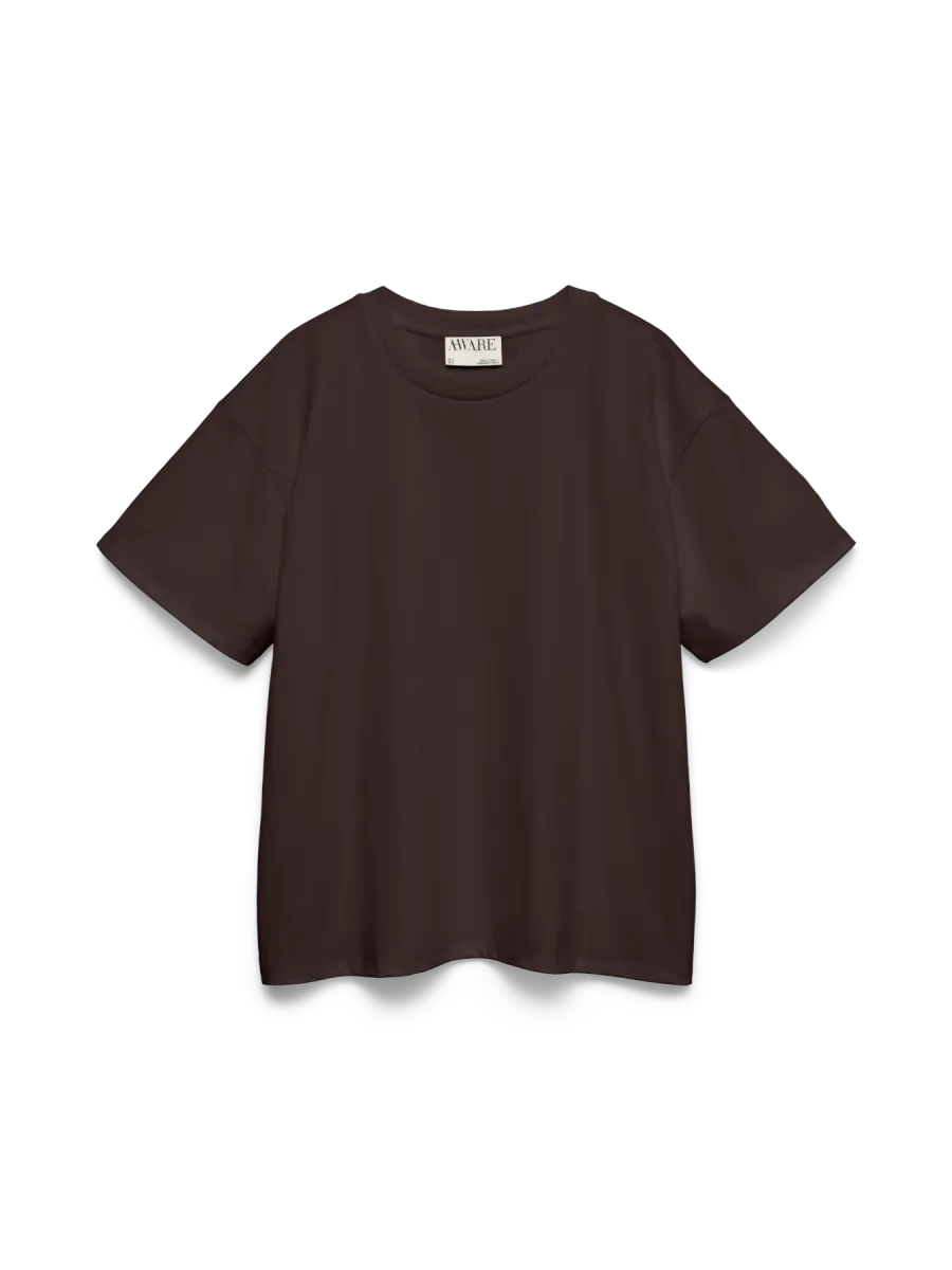 DALLAS OVERSIZED T-SHIRT - BRUN