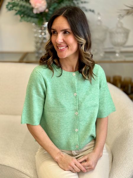 Hovedbilde SILLY CARDIGAN M/KORT ERM -  GRØNN