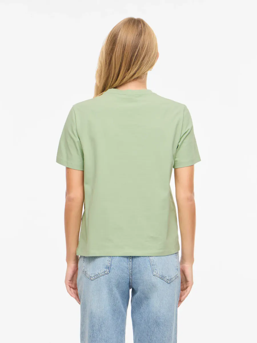 NORA T-SHIRT - LYS GRØNN