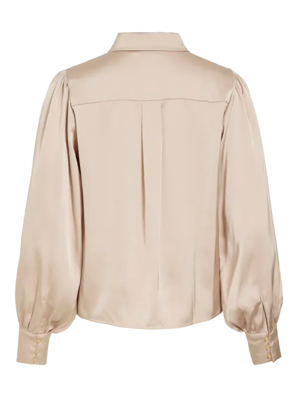 ENNA RAVENNA BLUSE - CEMENT