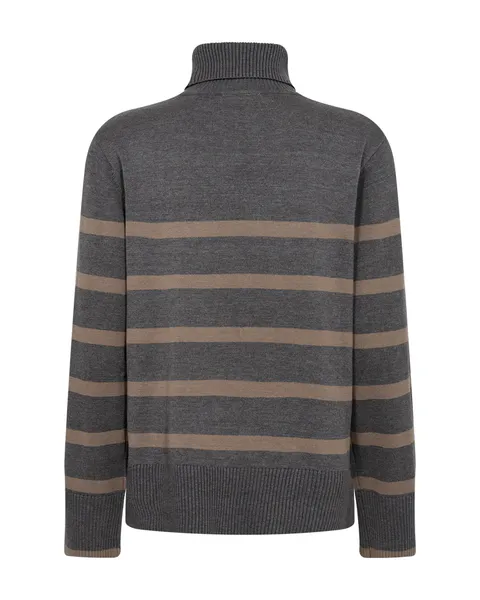 Hovedbilde MONDAY STRIKKEGENSER - KOKS / TAUPE