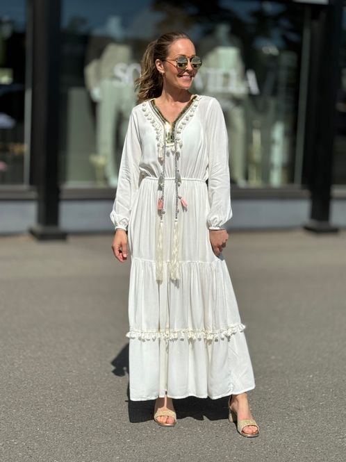 Hovedbilde BOHO LUX OSLO DRESS - OFFWHITE