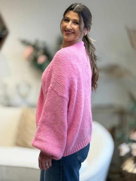 Hovedbilde MAYBE STRIKKET CARDIGAN - ROSA