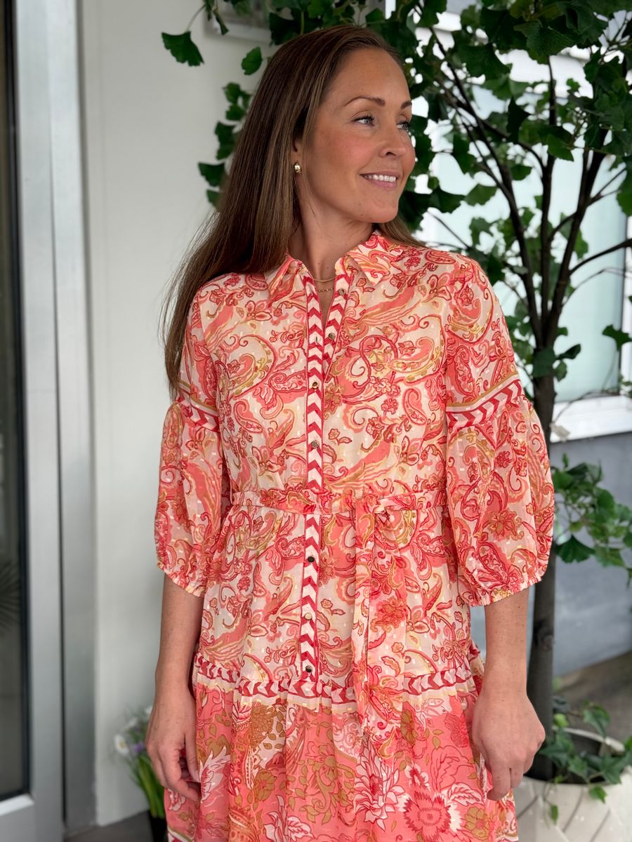 PRAYA KJOLE - CORAL PRINT