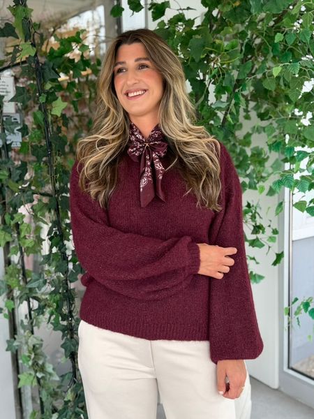 Hovedbilde MARLEY KNIT PULLOVER - PLOMME