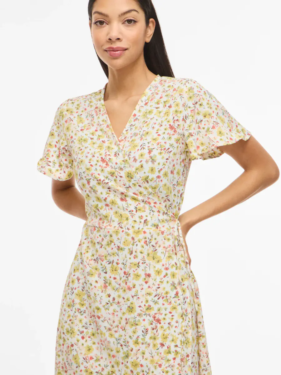 LOVIE OMSLAGSKJOLE M/PRINT - YARROW