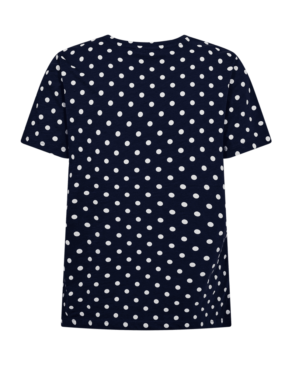 VIVA T-SHIRT POLKA - NAVY