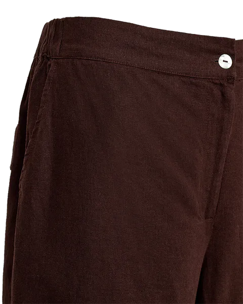Hovedbilde LAVA LIN/VISCOSE CULOTTE SHORTS - BRUN