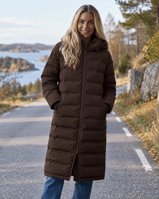 Hovedbilde STELLA BOBLE KÅPE - BRUN
