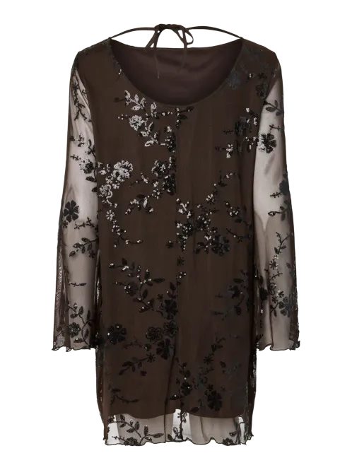 Hovedbilde EVITA KJOLE - BRUN 