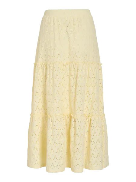 Hovedbilde AMALINA MAXI SKJØRT - LYS GUL
