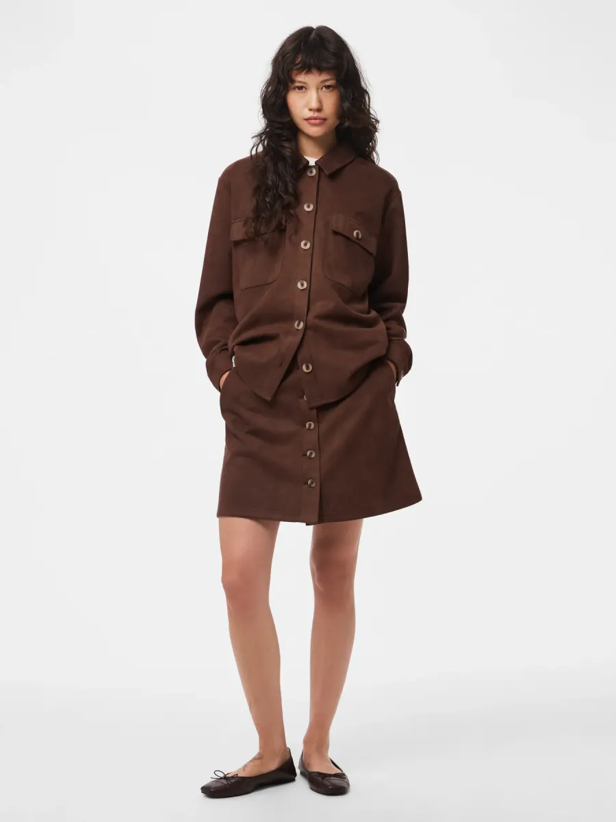 RAKEL SEMSKET LOOK JAKKE - BRUN