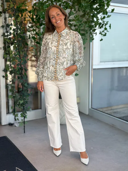 Hovedbilde PRAYA BLUSE - OLIVEN / BIRCH 
